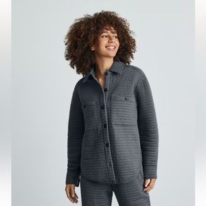Everlane The Organic Cotton Quilted Shirt Jacket XS